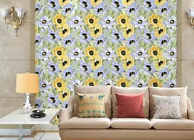 Modern Vinyl Decorative  Wallpaper For Wall Decor (1000 cm x 45 cm)-thumb1