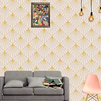 Decorative Self Adhesive Wall Paper, (400 cm x 45 cm)-thumb2