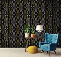 Modern Vinyl Decorative  Wallpaper For Wall Decor (1000 cm x 45 cm)-thumb4