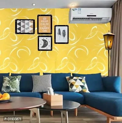 Modern Vinyl Decorative  Wallpaper For Wall Decor (1000 cm x 45 cm)-thumb5