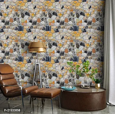 Modern Vinyl Decorative  Wallpaper For Wall Decor (1000 cm x 45 cm)-thumb4