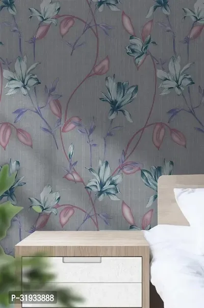 Modern Vinyl Decorative  Wallpaper For Wall Decor (1000 cm x 45 cm)-thumb3