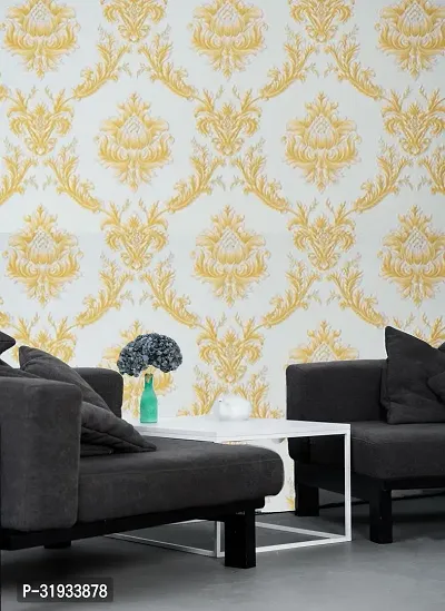 Modern Vinyl Decorative  Wallpaper For Wall Decor (1000 cm x 45 cm)-thumb5