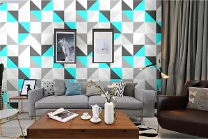 Latest Decorative Multicolor Vinyl Wallpaper Sticker (200 cm x 45 cm)-thumb2