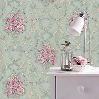 Modern Vinyl Decorative  Wallpaper For Wall Decor (1000 cm x 45 cm)-thumb3