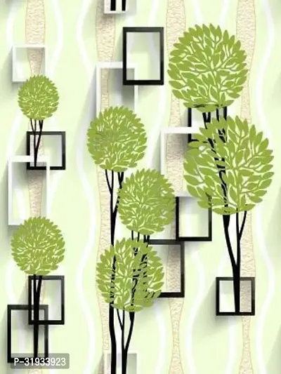 S.R.COLLECTION Decorative Green Wallpaper (1000 cm x 45 cm)-thumb0