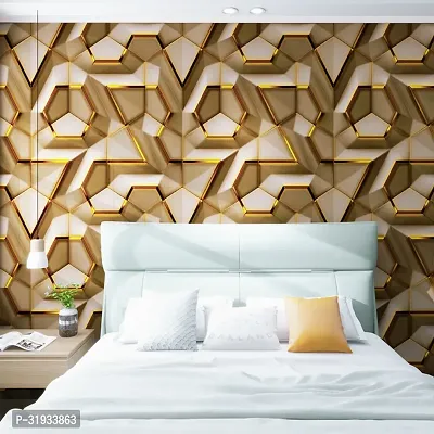 Modern Vinyl Decorative  Wallpaper For Wall Decor (1000 cm x 45 cm)-thumb4