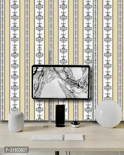 Modern Vinyl Decorative  Wallpaper For Wall Decor (1000 cm x 45 cm)-thumb2