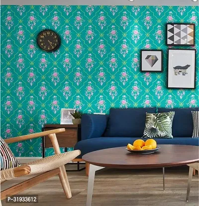 Latest Decorative Multicolor Vinyl Wallpaper Sticker (200 cm x 45 cm)-thumb0