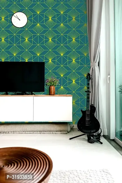 Modern Vinyl Decorative  Wallpaper For Wall Decor (1000 cm x 45 cm)-thumb3