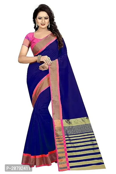 Beautiful Cotton Saree Without Blouse Piece