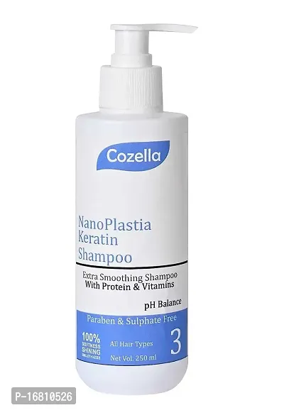 Buy Cozella Nano Plastia Keratin Shampoo, Smoothing Shampoo with Protein  Vitamins