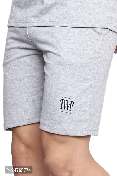 The Wardrobe Farm TWF Cotton Shorts Grey MILANGE-XL-thumb3