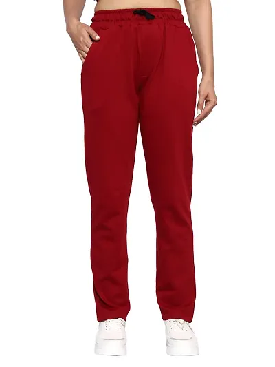 TWF Women's Slim Fit Trackpants Cotton Regular wear