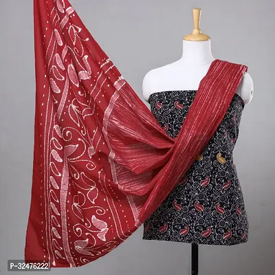 Elegant Cotton Dress Material With Dupatta For Women