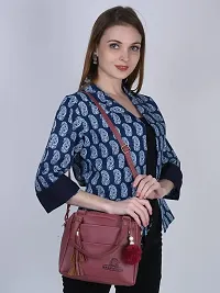 Magnifique Stylish Sling Bag for Women - Black-thumb4