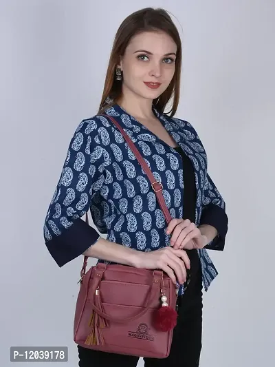 Magnifique Stylish Sling Bag for Women - Black-thumb5