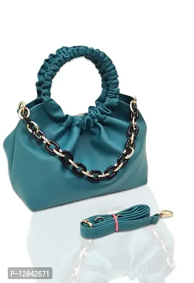 Magnifique Trendy Sling Bag for Women (Turquoise)-thumb0