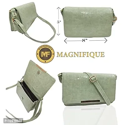 Magnifique Stylish Sling Bag for Women - Grey (TNZ_SB3)-thumb2