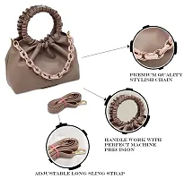 Magnifique Trendy Sling Bag for Women - Coffee-thumb1