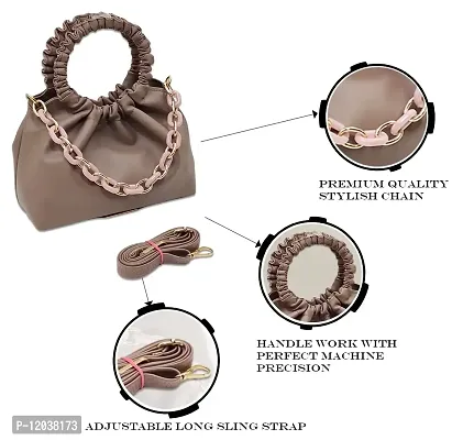 Magnifique Trendy Sling Bag for Women - Coffee-thumb2