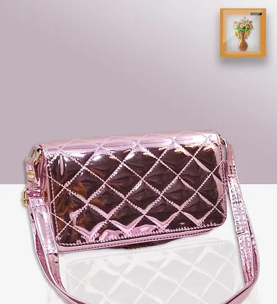 Pink Stylish Mini Sling Bag for Women