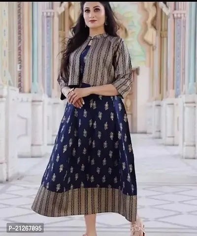 Stylish Anarkali Rayon Kurta-thumb0