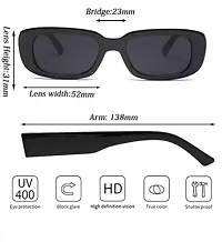 New Designer Small Frame Fashion Vintage Square Sunglasses For Unisex-thumb2