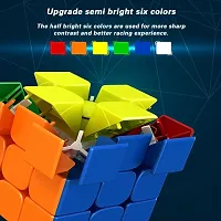 3x3 Highspeed Sticker less Magic Cube Puzzle For Kid-thumb4