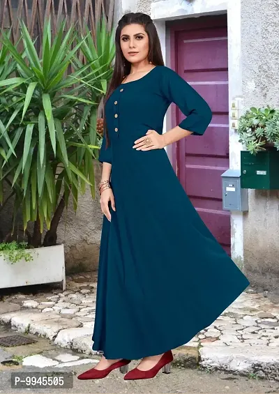 Classic Georgette Solid Kurtis for Women