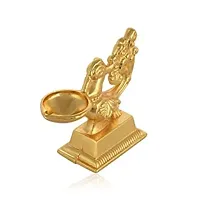 Brass Peacock Design Table Diya for | Diwali Pooja,Gift,Home Decor, Car,Office,Diwali Pooja-thumb2