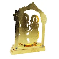 Gold Plated Laxmi Ganesh Idol Showpiece - Metal Lakshmi Ganesh Statue - Diwali Home Decoration Items Gift - Lakshmi Ganesh for Diwali puja-thumb3