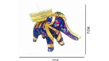 Tealight Candle Holder Set of 5 for Home Decoration Elephant Candle Holder Candles Tea Light Holder for Home Decor Diwali Decoration Items/Diwali Gifts/Diwali Candles-thumb1