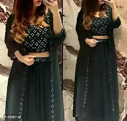 Attractive Georgette Gown for Women