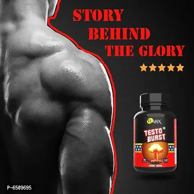 Vukrix Testosterone booster for men ayurvedic Safe No side effects Sexual Stamina Muscles Pump Formula Gym Sports Supplement Testoboost-thumb4