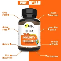 Vukrix Immunity Booster Ayurvedic Giloy Curcummin Amla Tulsi Mulethi Ginger Ashwagandha Vitamin c Capsules-thumb1