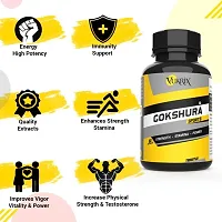 Vukrix Gokshura Tribulus Terrestris Muscles growth Testosterone Booster For Men  (90 Capsules)-thumb3