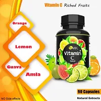 Vukrix Natural Vitamin C Immunity Booster for Men Women Amla Guava Orange Lemon  (90 Capsules)-thumb2