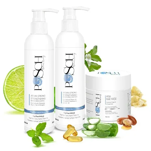 Most Loved Hair Care Essential Kit  Shampoo + Conditioner + Hair Mask With Hair Crae Essential