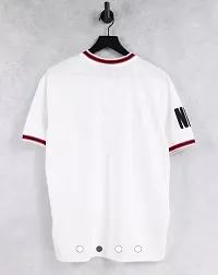 Comfortable White Polyester Tees For Men-thumb1