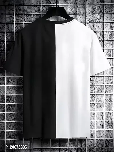 Comfortable Black Polyester Tees For Men-thumb2