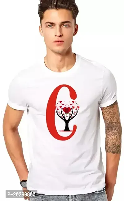 Comfortable White Polyester Tees For Men-thumb0