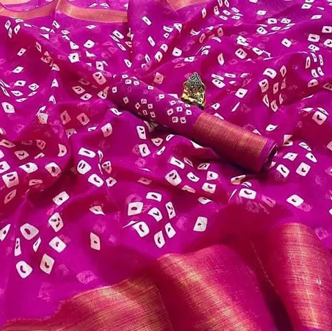 Best Selling Art Silk Saree with Blouse piece 