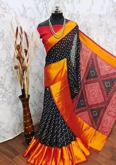 Elegant Chiffon Saree with Blouse piece 