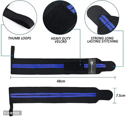 Classy Gym Wrist Support with Thumb Loop for Men-thumb2