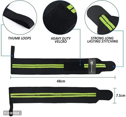 Classy Gym Wrist Support with Thumb Loop for Men-thumb2