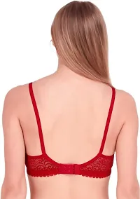 Classic Lace Non Padded Full Coverage Bra for Women-thumb3