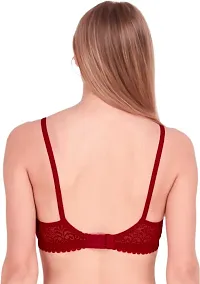 Classic Lace Non Padded Full Coverage Bra for Women-thumb1