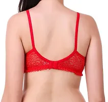 Classic Lace Non Padded Full Coverage Bra for Women-thumb1