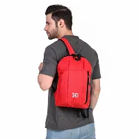 H-Hemes 12 L Backpack Small Red Color Polyester Bag Lunch Bag for Daily Use-thumb3